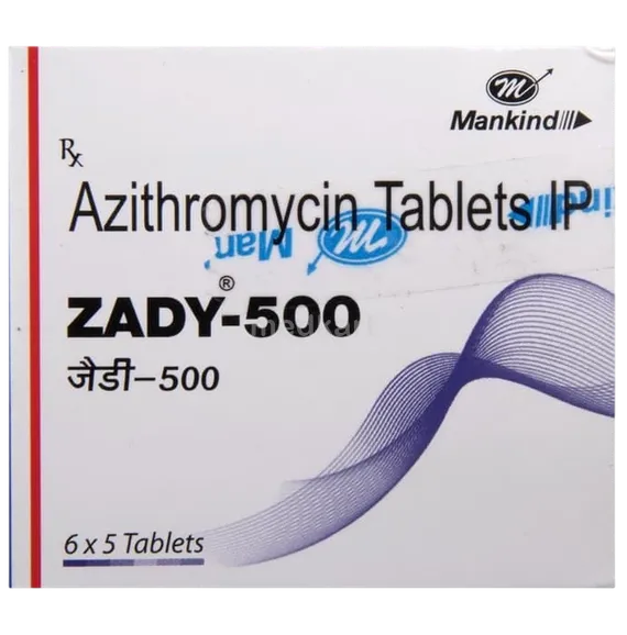 zady 500mg tablet 5's